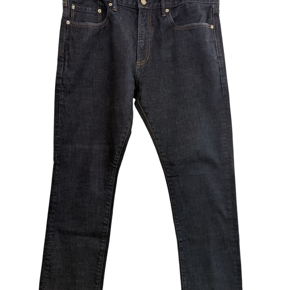 GAP Men's 1969 Slim Stretch Dark Blue Straight Jeans. 36 X 30